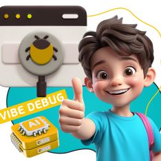 Тестирование & Vibe Debug. Охотники за багами - КИБЕРшкола программирования для детей, компьютерные курсы для школьников, начинающих и подростков - KIBERone г. Северное Бутово