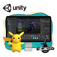 Мир игр на Unity 2D на популярном движке + AI-помощники - КИБЕРшкола программирования для детей, компьютерные курсы для школьников, начинающих и подростков - KIBERone г. Северное Бутово