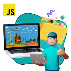 Программирование на JavaScript. Учимся создавать игры! - КИБЕРшкола программирования для детей, компьютерные курсы для школьников, начинающих и подростков - KIBERone г. Северное Бутово