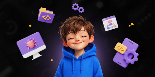 Идеальный сайт с нуля: код, дизайн и AI-помощник - КИБЕРшкола программирования для детей, компьютерные курсы для школьников, начинающих и подростков - KIBERone г. Северное Бутово